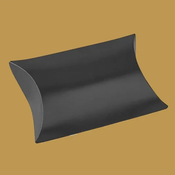 Custom Black Pillow Boxes - Image 3