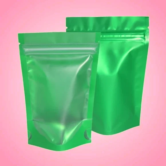 Custom Green Mylar Bags - Image 4