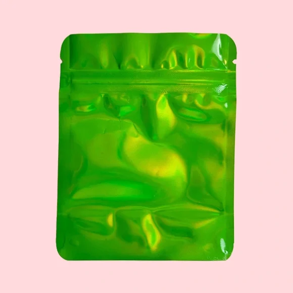 Custom Green Mylar Bags - Image 2